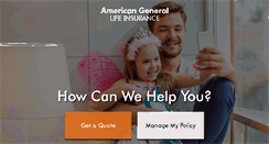 Desktop Screenshot of americangeneraltermlife.com
